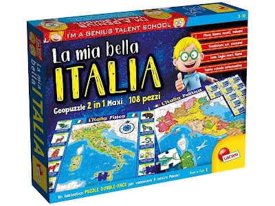 I'm a Genius la mia bella Italia Puzzle 2 in 1