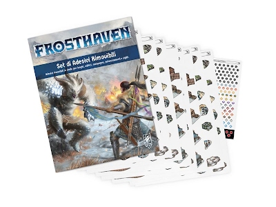 Frosthaven - Set di adesivi rimovibili