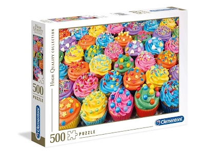 Puzzle Colorful Cupcakes 500 pezzi